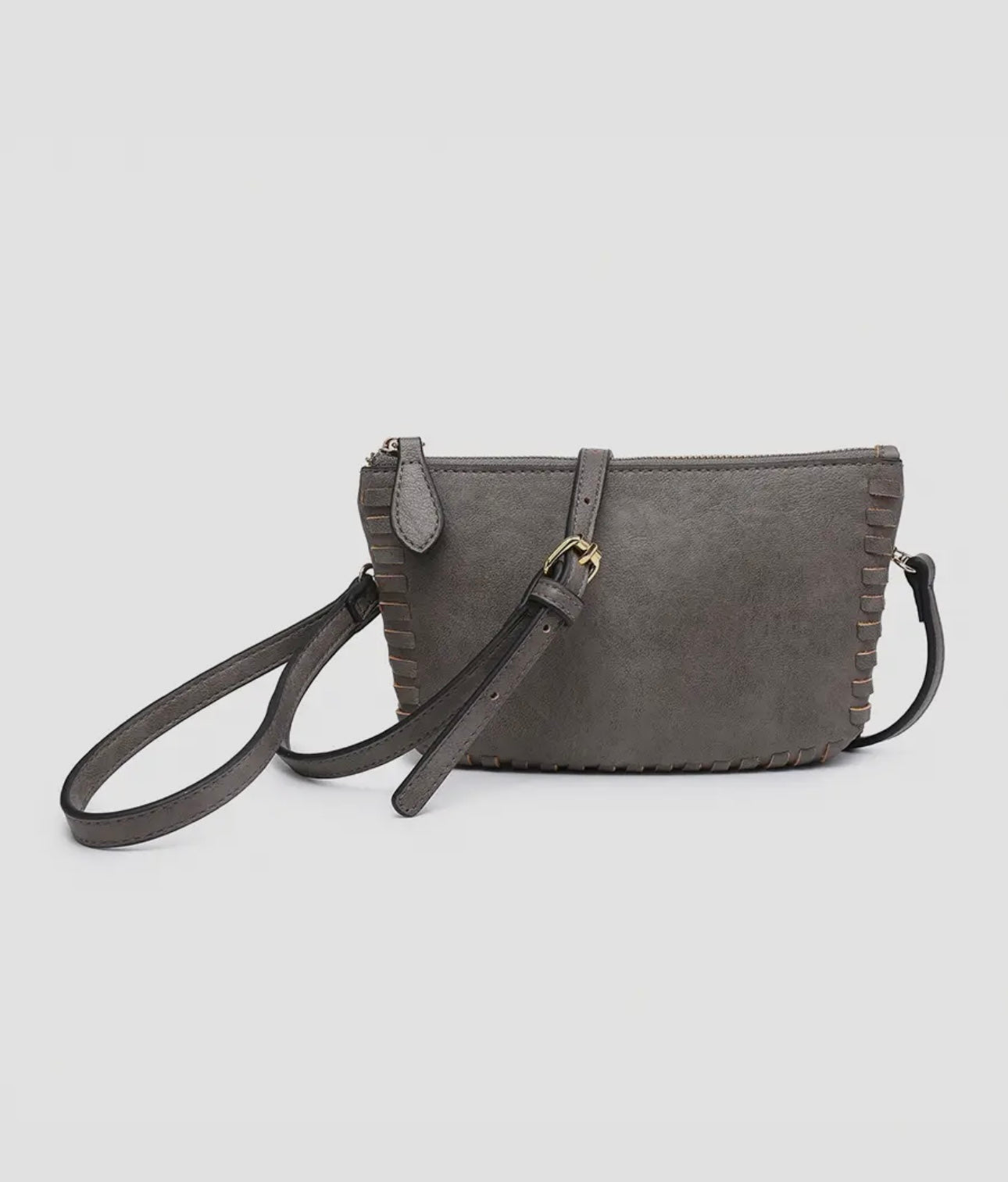 Bonnie Vegan Whipstitch Clutch/Crossbody