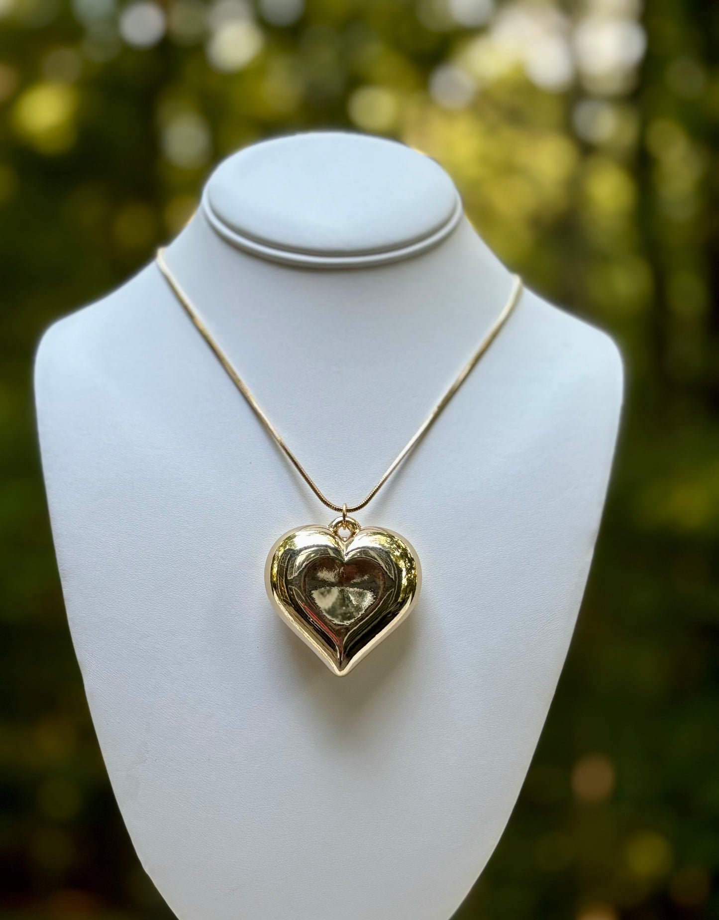 XL Gold Heart Necklace