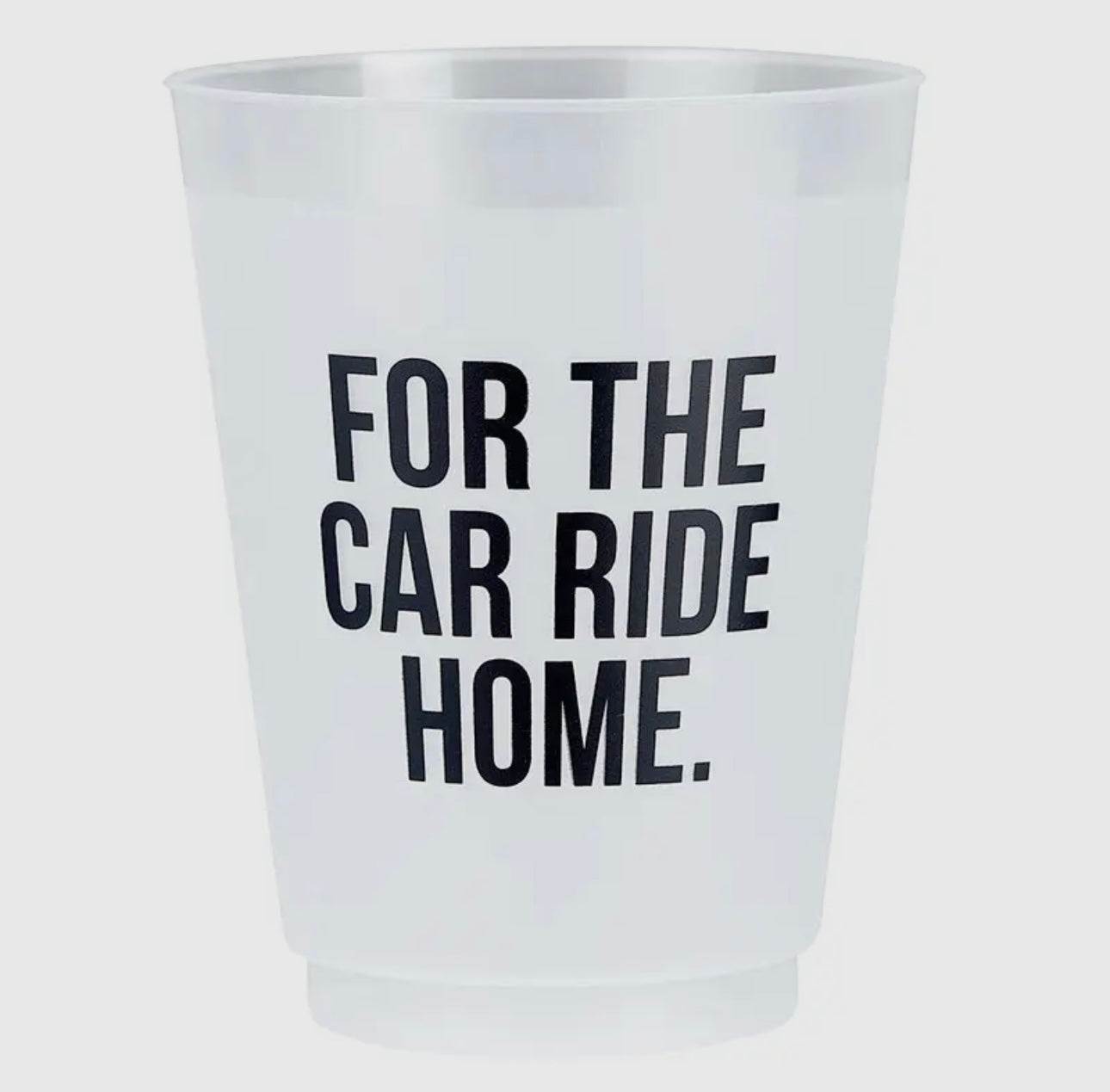 Frosted Acrylic Cups set of 8