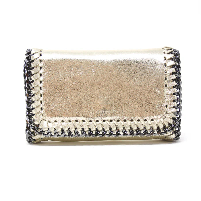 Leather Crossbody Clutch