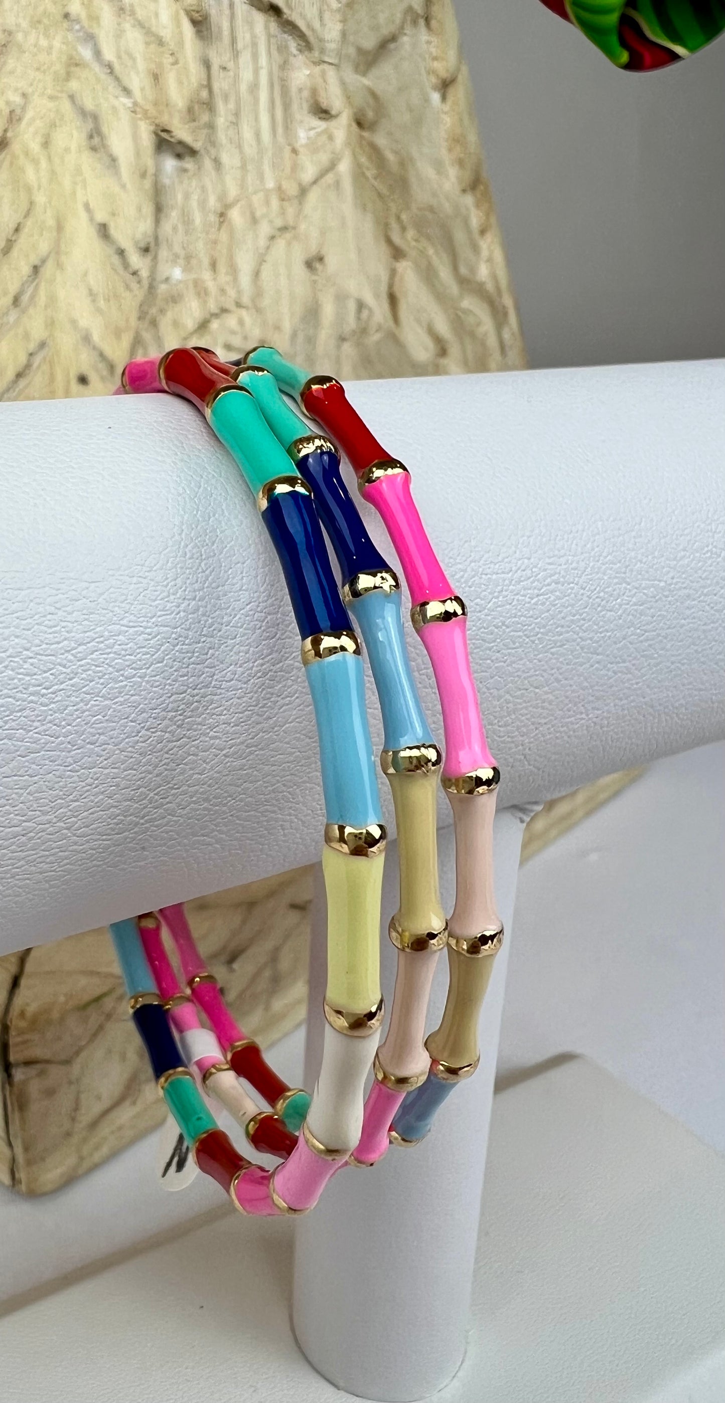 Bamboo Style Bracelet