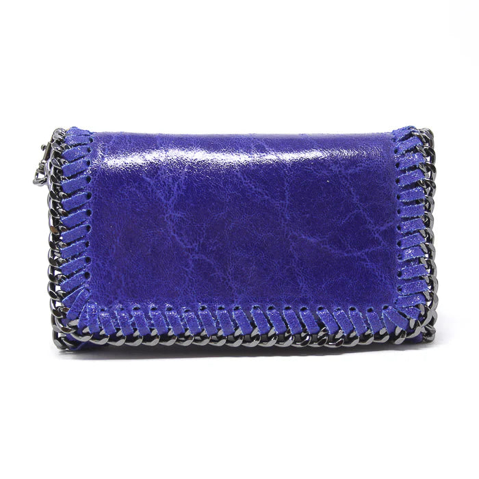 Leather Crossbody Clutch