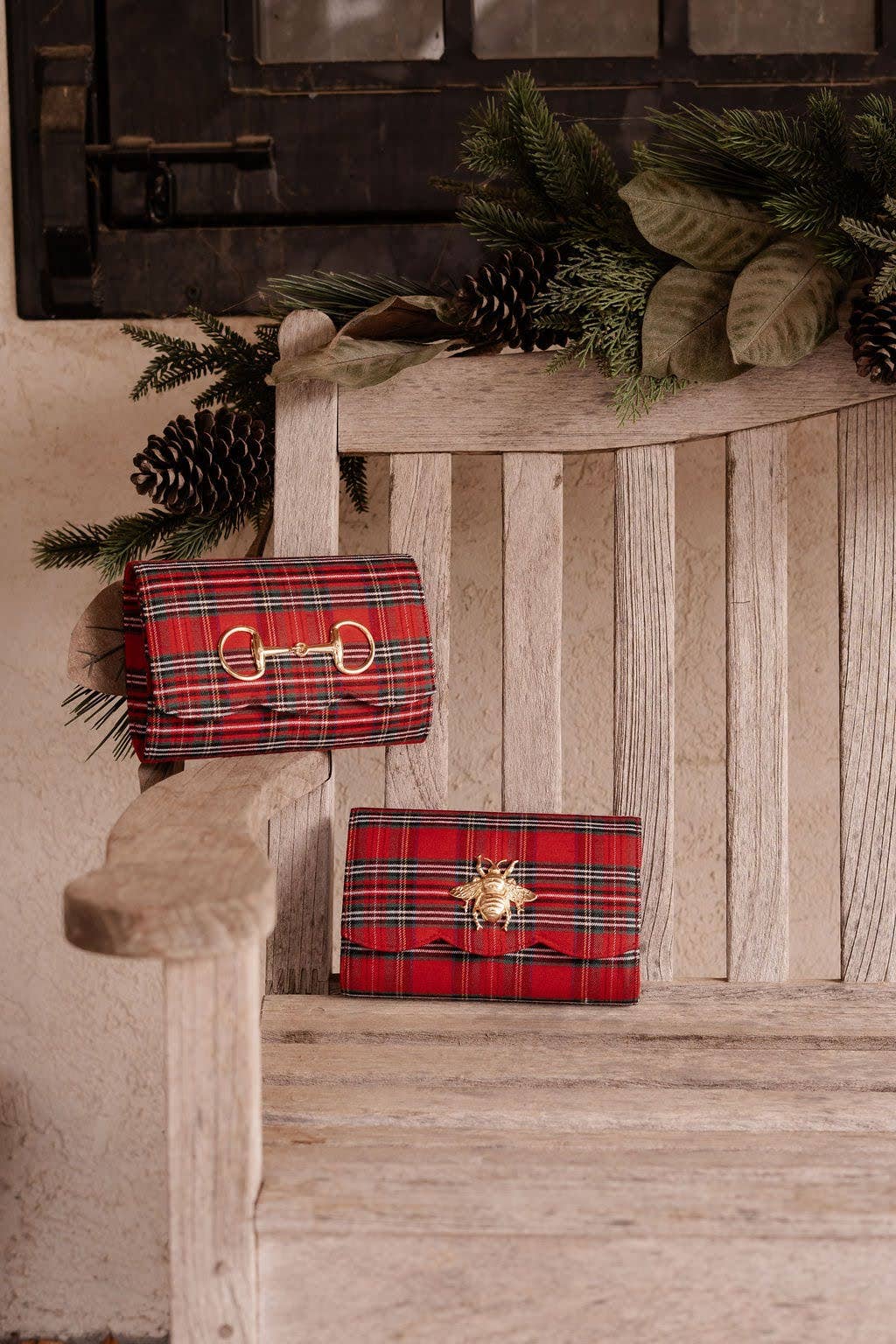 Ruby Scalloped - Red Plaid WS