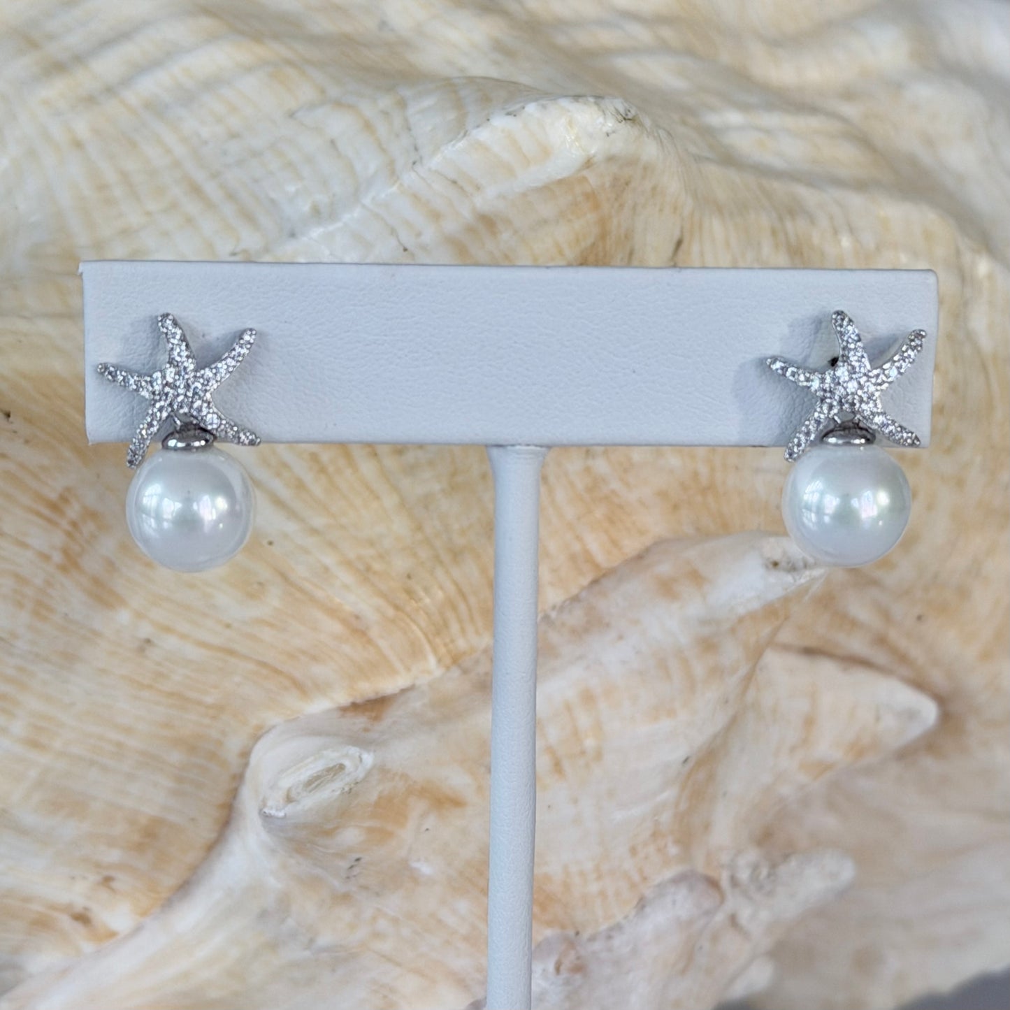 Starfish & Pearl Earring