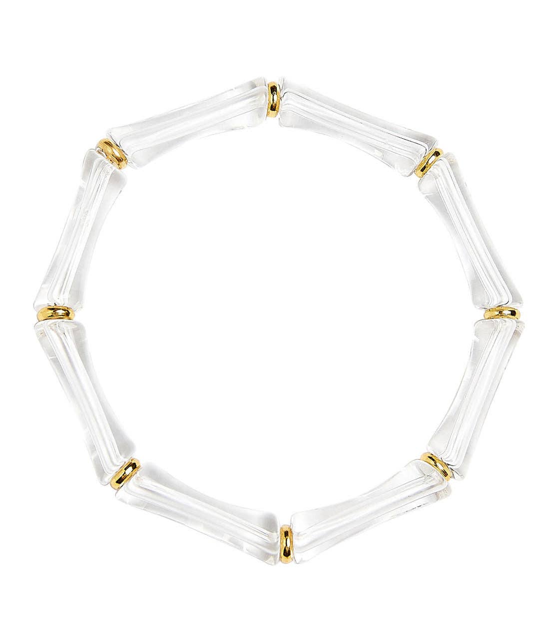 Lucy - Bamboo Acrylic Bracelet