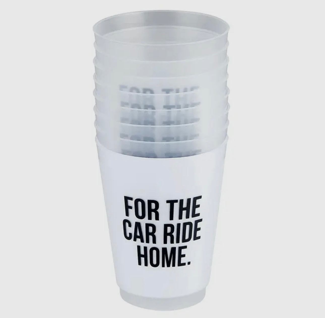 Frosted Acrylic Cups set of 8