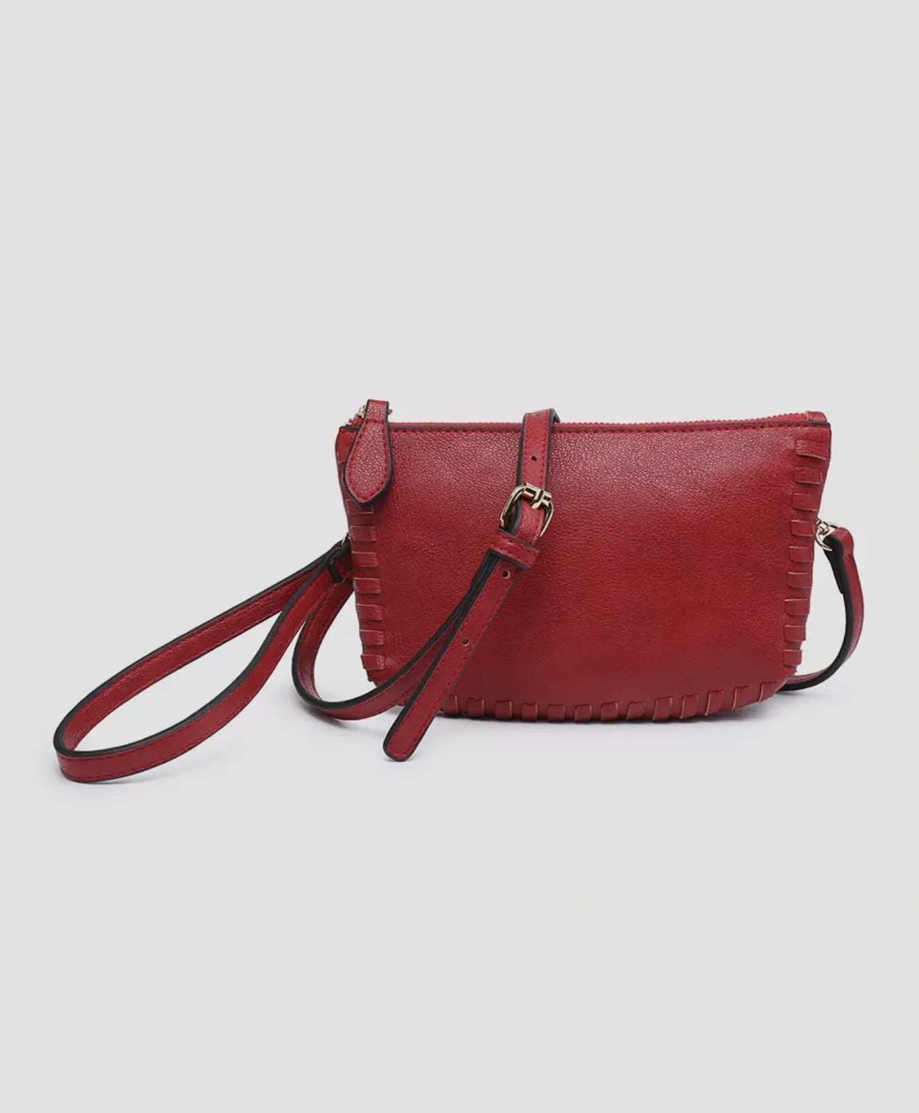 Bonnie Vegan Whipstitch Clutch/Crossbody