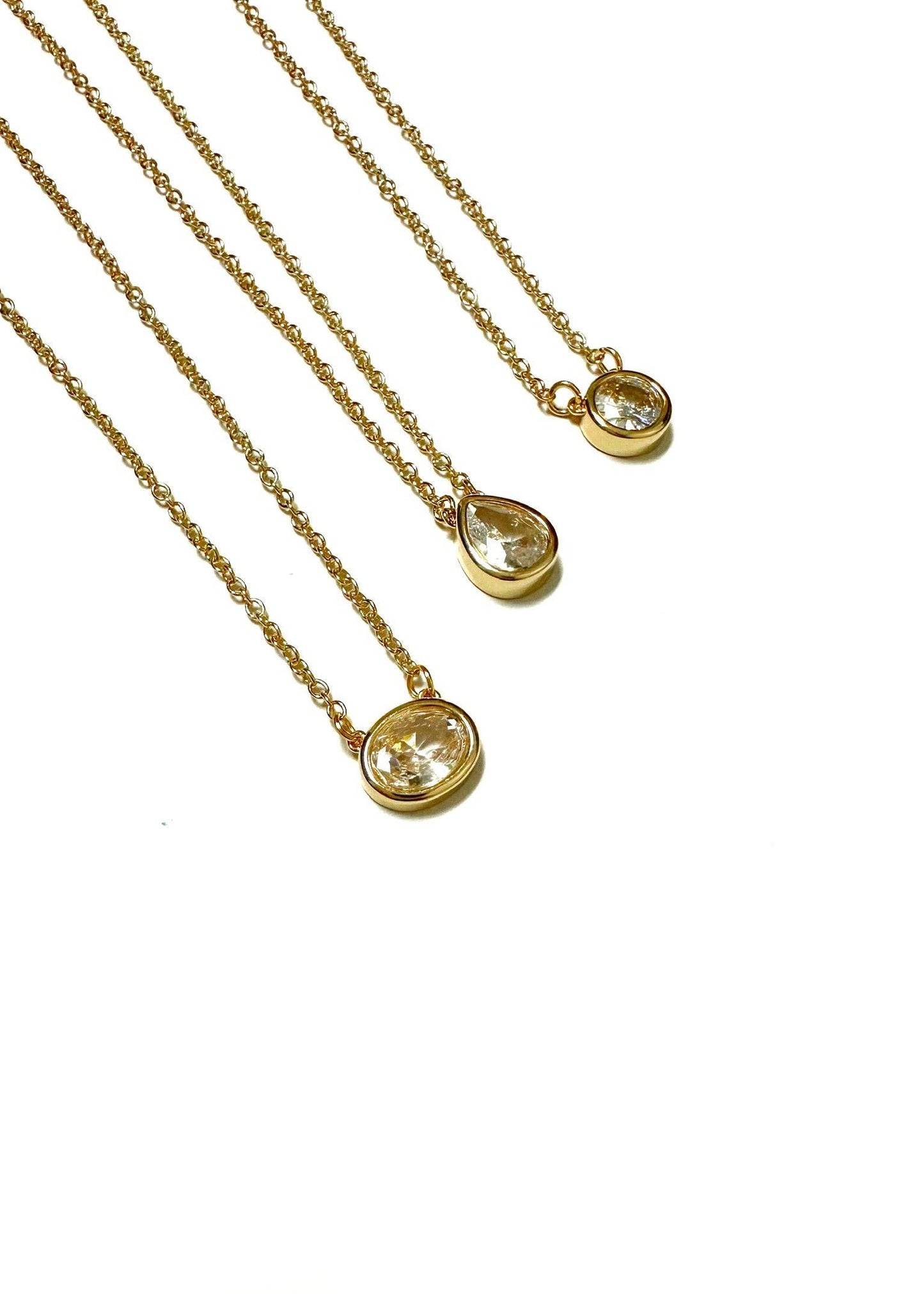 Marilou Stainless Steel Adjustable Pendant Necklace
