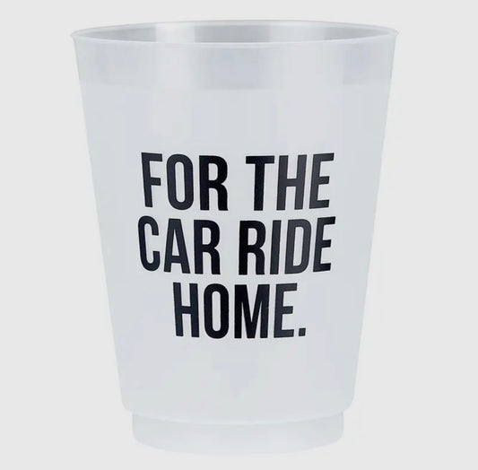 Frosted Acrylic Cups set of 8