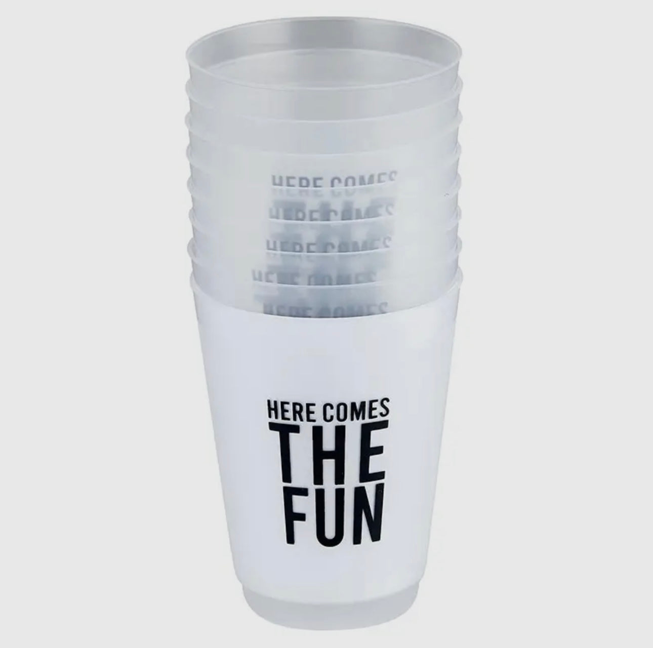 Frosted Acrylic Cups set of 8