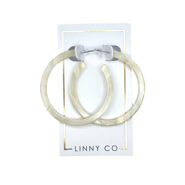 Holly Medium Acrylic Hoop