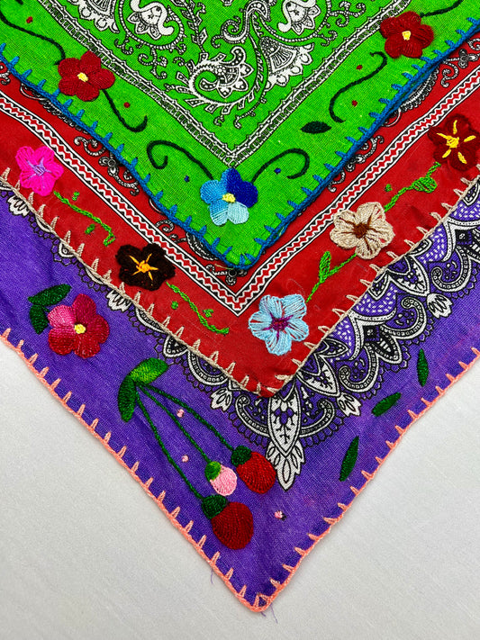 Embroidered Bandana