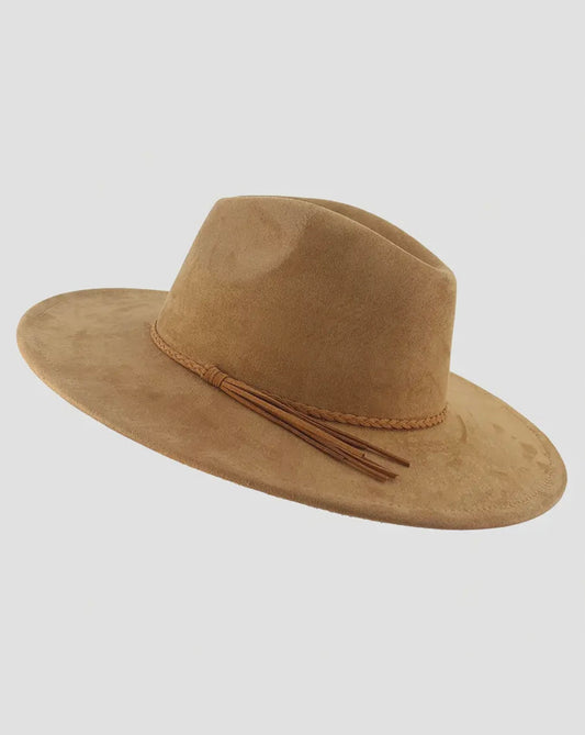 Atlas Faux Suede Fedora