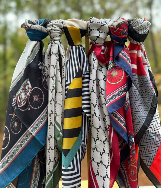 Assorted Silk Blend Scarves