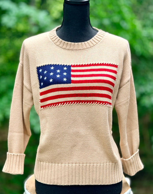 Cotton Flag Sweater