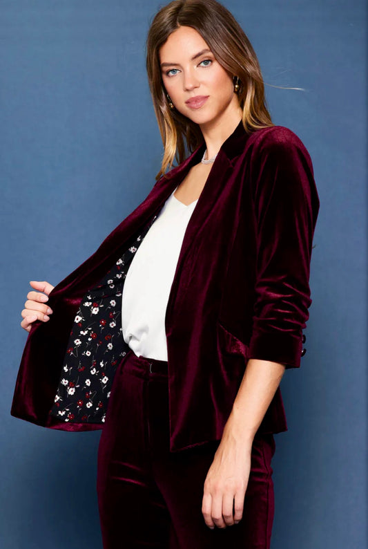 Velvet Blazer