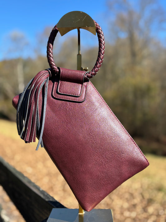 Wristlet/Clutch w Tassel