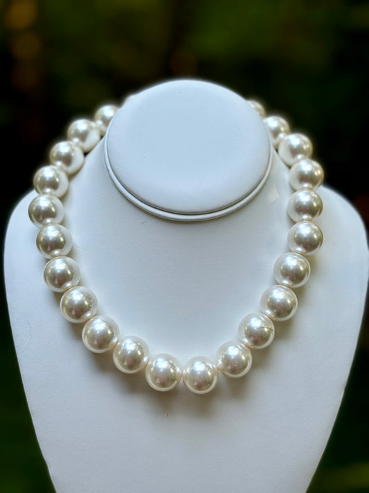 Faux Pearl Necklace