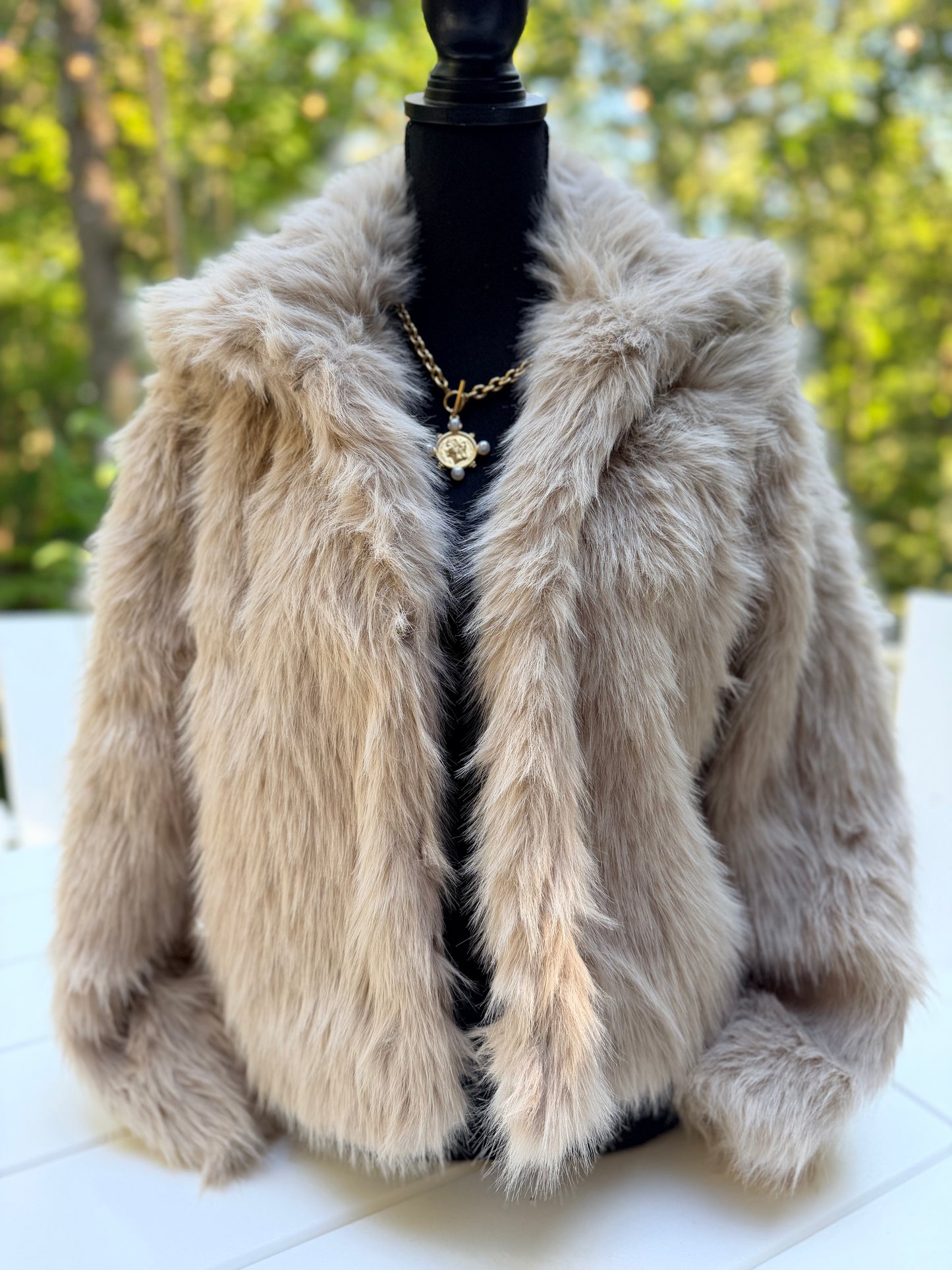 Faux Fur Short Jacket