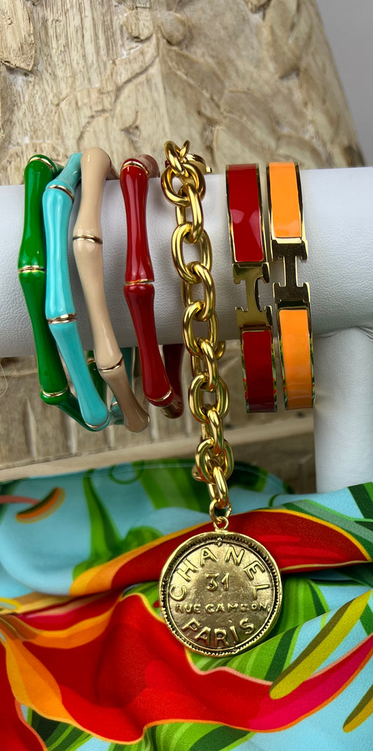 Designer Coin Bracelet