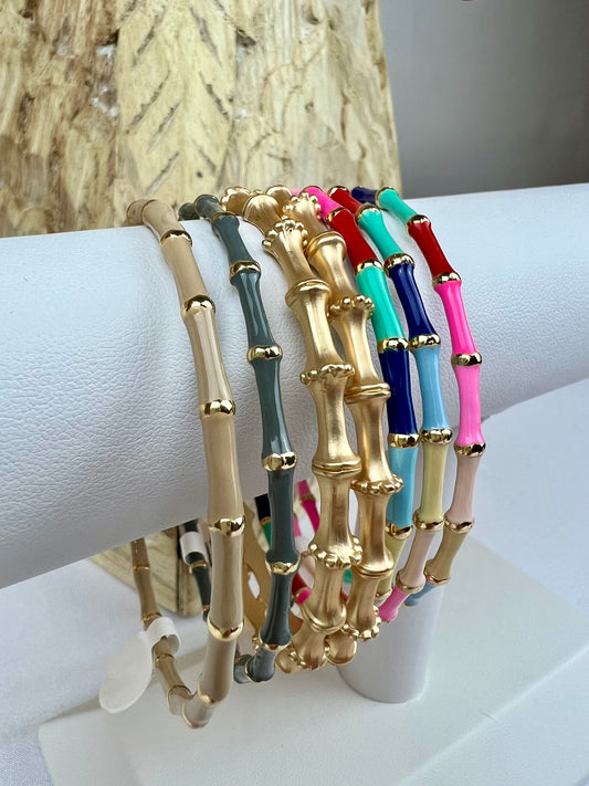 Bamboo Style Bracelet