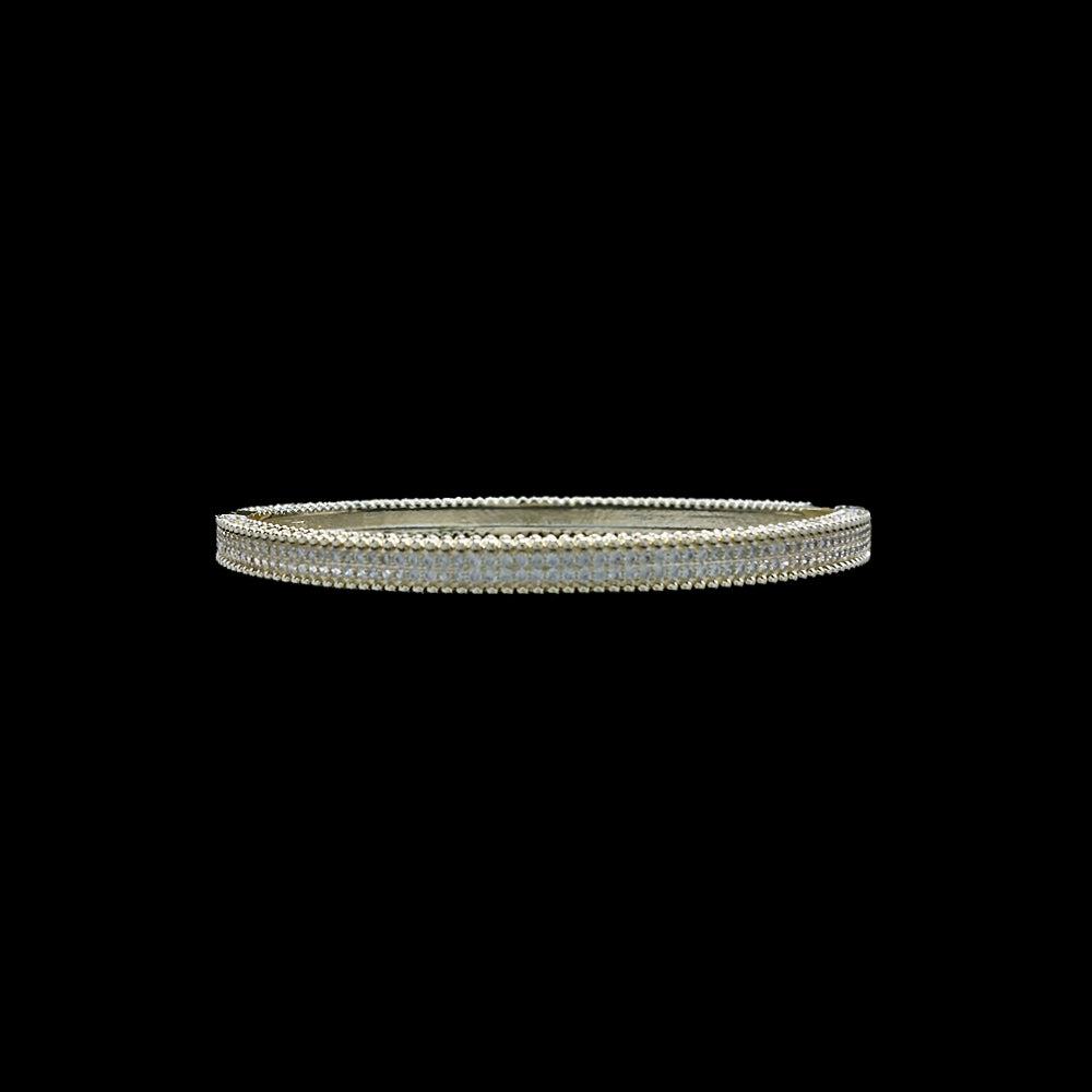 Gold Pave Necklace Hinge Bracelet