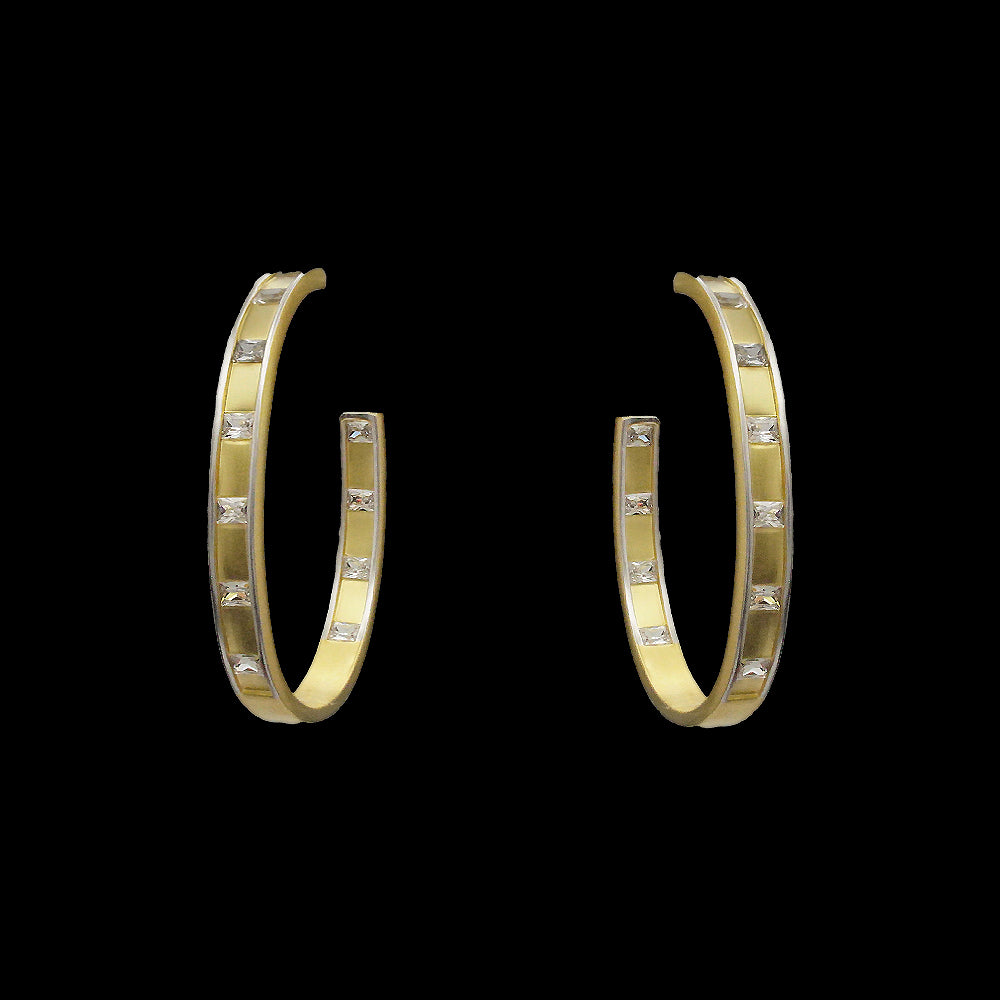 Gold Matte Hoop w Czs