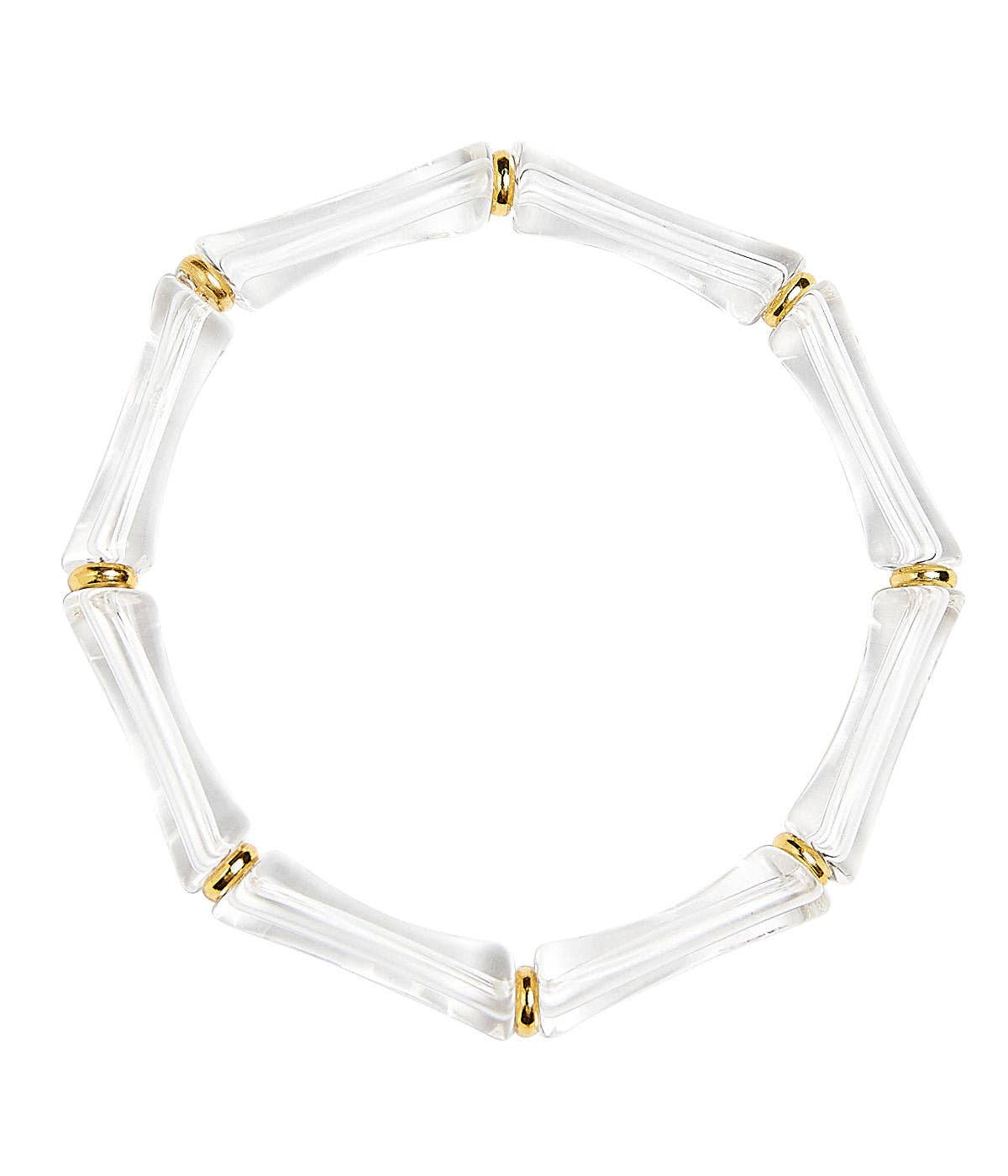 Lucy - Bamboo Acrylic Bracelet