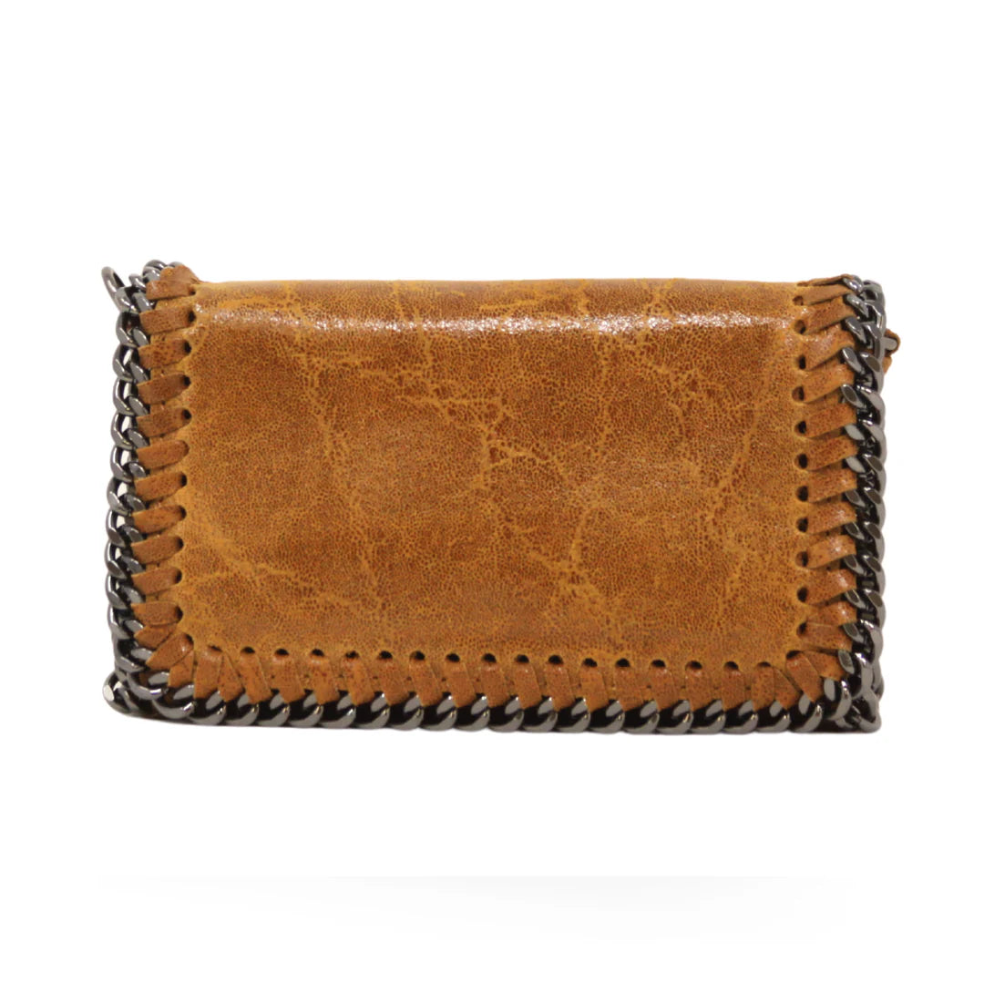 Leather Crossbody Clutch