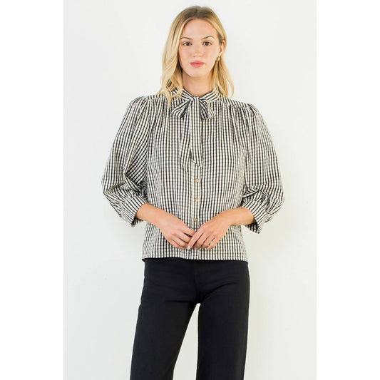 Gingham Button Up Shirt