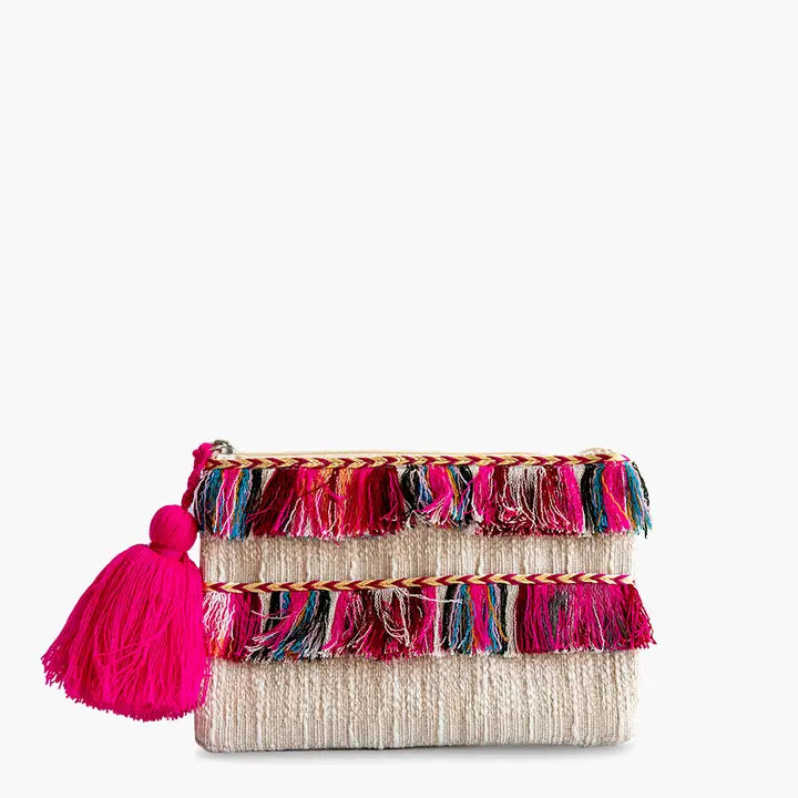 Faith Printed Cotton Pouch