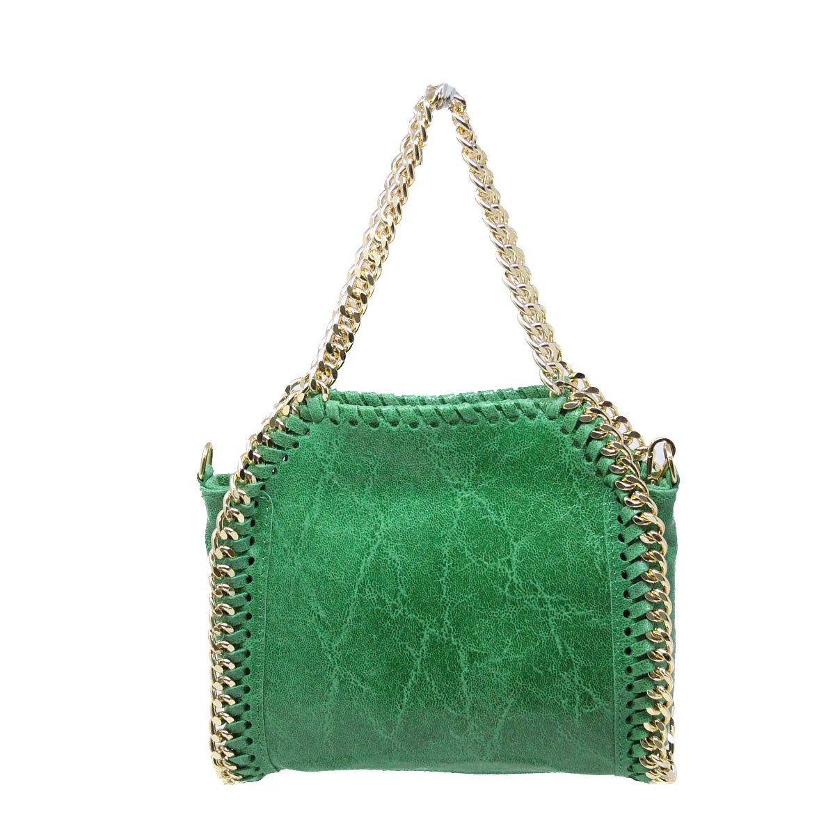 Square Leather Handbag w Crossbody