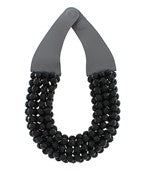 Multi Strand Faceted Bead Necklace