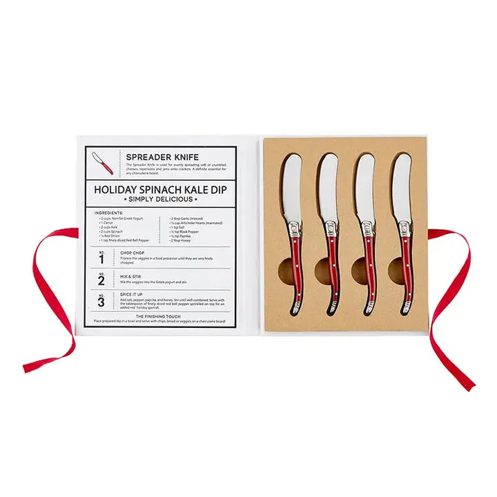 Red Charcuterie Spreaders