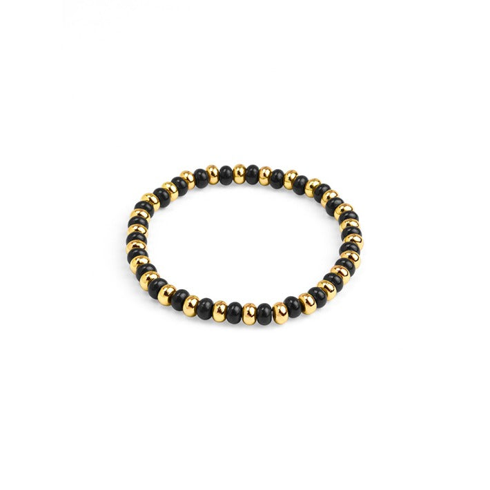 Enamel Beaded Stretch Bracelet