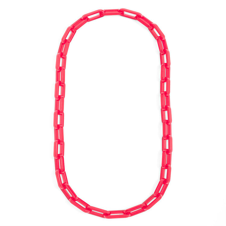 Resin Cable Link Necklace